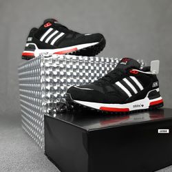 Кроссовки мужские Adidas zx 750, черные с красным