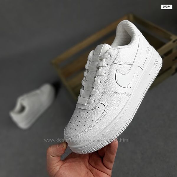 Кроссовки Nike Force 1 Double Air, белые 36-41р артикул OD20294 