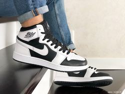  Кроcсовки мужские Nike Air Jordan, белые с черным 41-46р