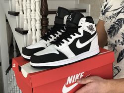  Кроссовки мужские Nike Air Jordan, 41-46р, белые с черным