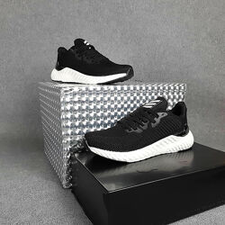Кроссовки мужские Adidas, черные с белым