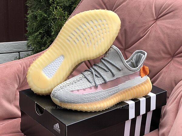 Кроссовки женские Adidas Yeezy Boost 350 v2, серый