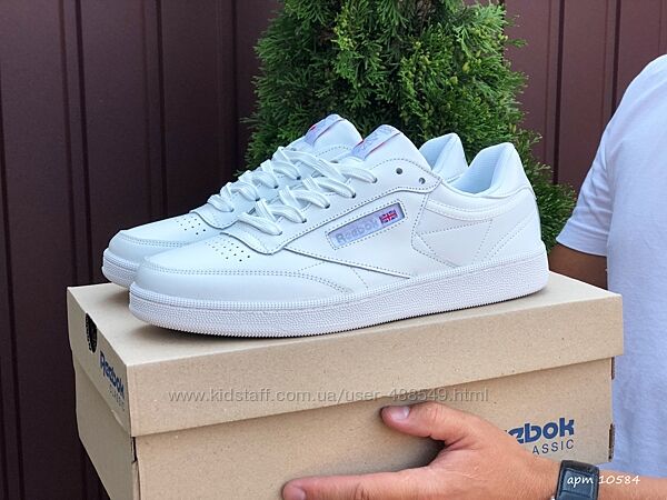 Кроссовки мужские Reebok Workout Classic, белые 