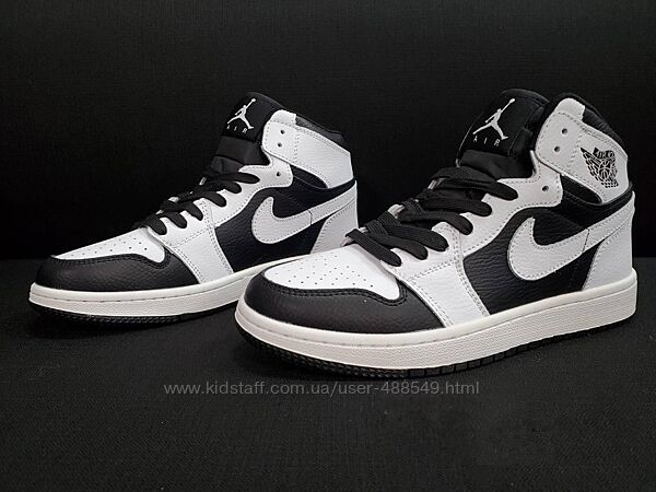 Кроссовки мужские Nike Air Jordan, белые с черным