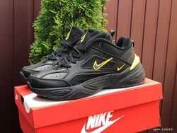 Кроссовки мужские Nike M2K Tekno, черные с желтым 41-46р