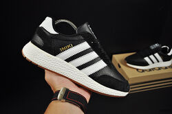 Кроссовки Adidas Iniki, черные с белым, 37-41