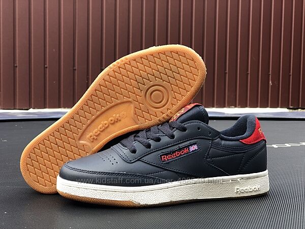 Кроссовки мужские Reebok Club C 85 Leather, темно синие