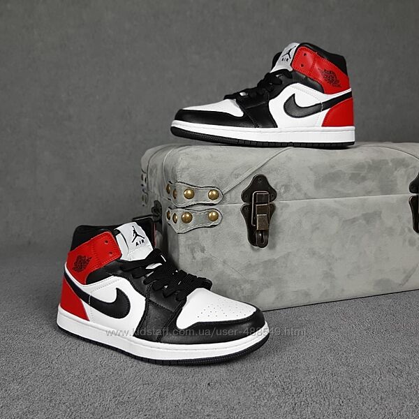 Кроссовки женские Nike Air Jordan, кожа, 36-41р