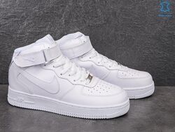 Кроссовки женские Nike Air Force , белые, кожа