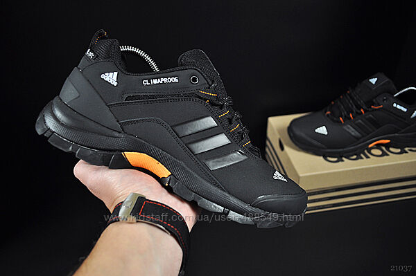 Мужские кроссовки Adidas Climaproof, черные, осень