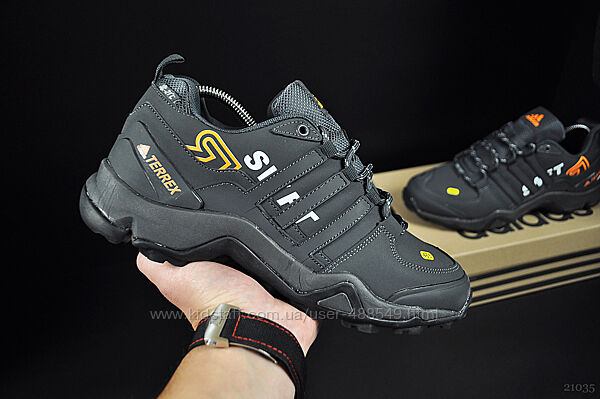 Кроссовки мужские Adidas Terrex Swift, серые, осень