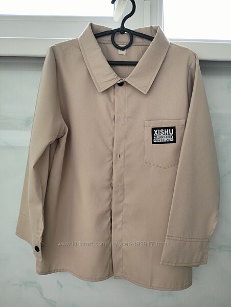 Костюм хлопчик штани і рубашка р.130 НОВИЙ