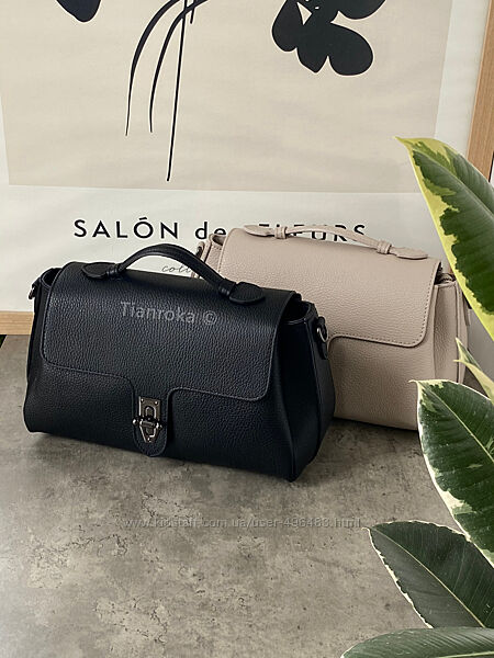 Італійська сумка кросбоді шкіряна, портфельчик. Кожаная сумка сэтчел Италия