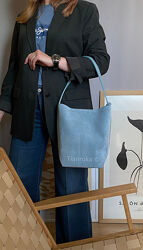 Sale до 28.11. Замшева сумка bucket bag, Італія. Замшевая сумка Италия