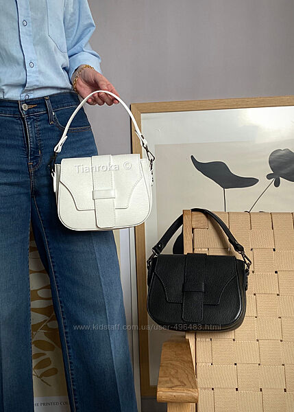 Шкіряна сумка кросбоді, saddle bag Італія. Кожаная сумка кроссбоди Италия