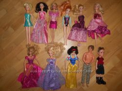 Куклы Барби Принцессы Disney и Кен Mattel 
