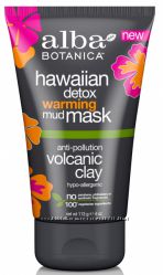 Согревающая грязевая детокс маска Гавайская Alba Botanica США