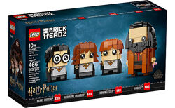 Конструктор Lego LEGO Brick Headz Гаррі, Герміона, Рон та Геґрід 40495