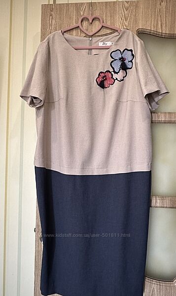 Модна літня сукня великого розміру