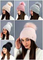 Шапка с бубоном пилар5515