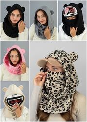 Флисовый капор-балаклава  Flow 6101