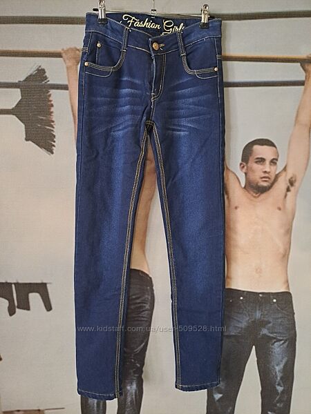 Джинсы на флисе для девочки