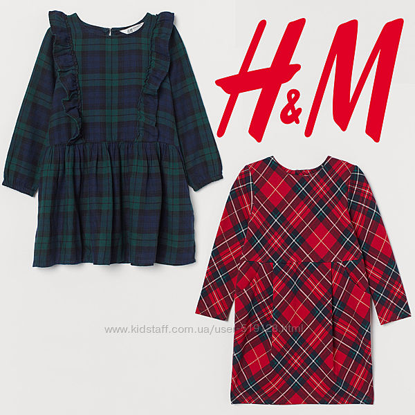 Стильні плаття для дівчат 1,5-9 років від фірми H&M Швеція