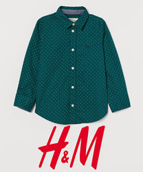 Сорочки зелені для хлопців 4-10 років від H&M Швеція