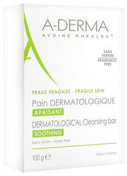 Мыло дерматологическое А-Дерма для Атопического дерматита A-Derma Soap Free Dermatological Bar 100г