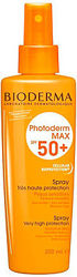 Солнцезащитный спрей Биодерма Фотодерм для лица и тела Bioderma Photoderm Max Spray SPF 50 200мл