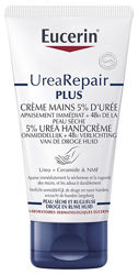Крем для сухой кожи рук с мочевиной Эуцерин Уреа Eucerin Urea Repair Hand Cream CREME MAINS 75мл