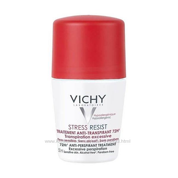 Интенсивный дезодорант антиперспирант Виши антистресс Vichy Deodorant Stress Resist Anti Perspirant 72H