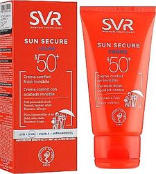 Солнцезащитный крем для всей семьи спф СВР Сан Секьюре SVR Sun Secure Comfort Cream SPF 50 50мл