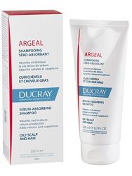 Себоабсорбирующий шампунь Дюкрей Аргеаль для частого применения Ducray Argeal Shampoo 200мл -примятая коробка
