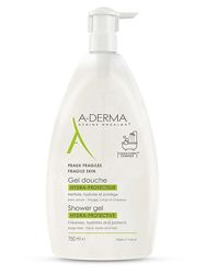 Очищающий смягчающий гель для лица тела и волос A derma Hydra Protective gel А Дерма Гидра протектив в объеме 750мл