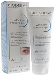 Крем для раздраженной и атопичной кожи глаз Bioderma Atoderm Intensive EYE Биодерма Атодерм Интенсив 100мл