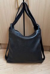 Шикарная  кожаная сумка рюкзак Borse in Pelle Made in Italy   2 цвета