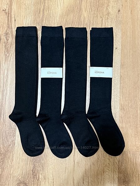 Высокие гольфы в чёрном цвете, Тонкий кашемир 