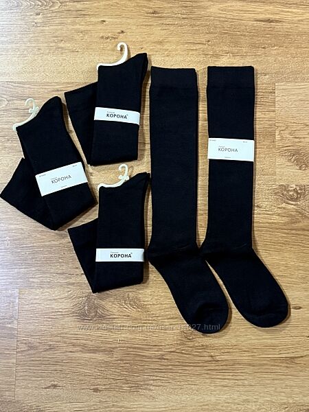 Высокие гольфы в чёрном цвете, Тонкий кашемир 