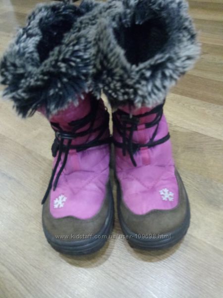 Зимові чоботи Reima, на дівчинку 34 устілка 22. 8 см