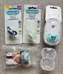 Nuk Avent Babydream Baby love пустышки Германия 0-6 6-18 36 Пустушки