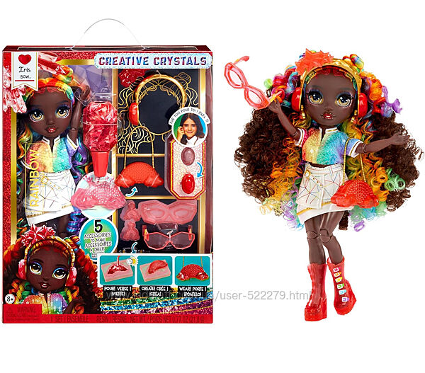 Лялька реінбоу Rainbow High Creative Crystals Iris
