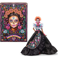Колекційна Барбі Діа де Муертос у чорній сукні Barbie Da De Muertos 2024