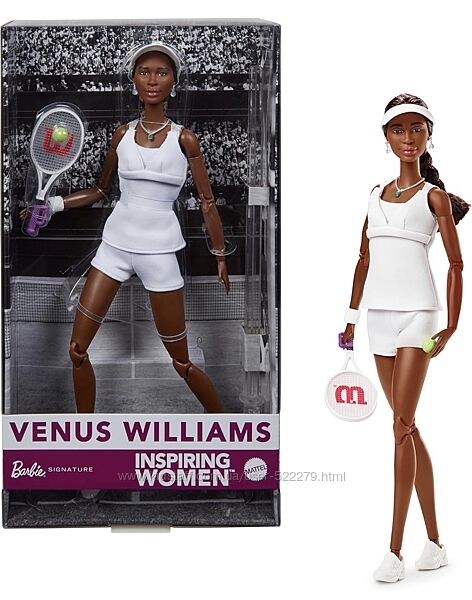Колекційна лялька Inspiring Women Series Venus Williams doll
