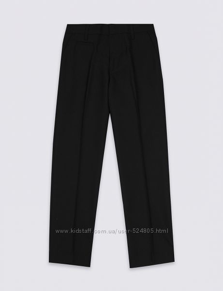 Черные шерстяные школьные брюки marks&spencer на 9-10 лет на рост 140 см