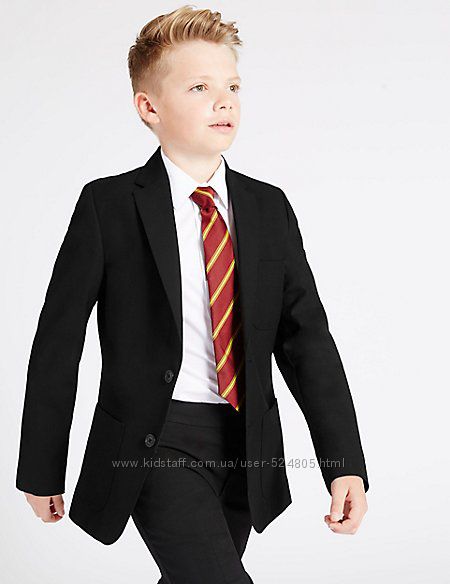 Школьный черный пиджак Marks & spenser на 10 лет на рост 140 см