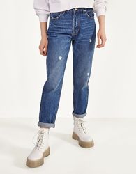 Шикарные джинсы мом bershka 34,36,38 размер