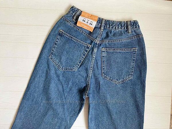 Шикарные джинсы мом pull&bear 34 размер