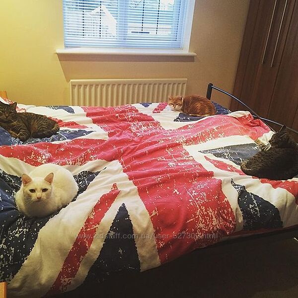 Комплект постельного Британский флаг ретро