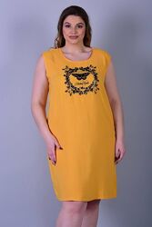   Легка жіноча літня сукня, летнее женское платье, батал, орієнтов. 56,60